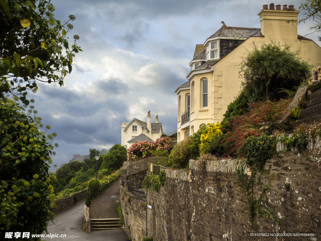 中世纪田园风景图
