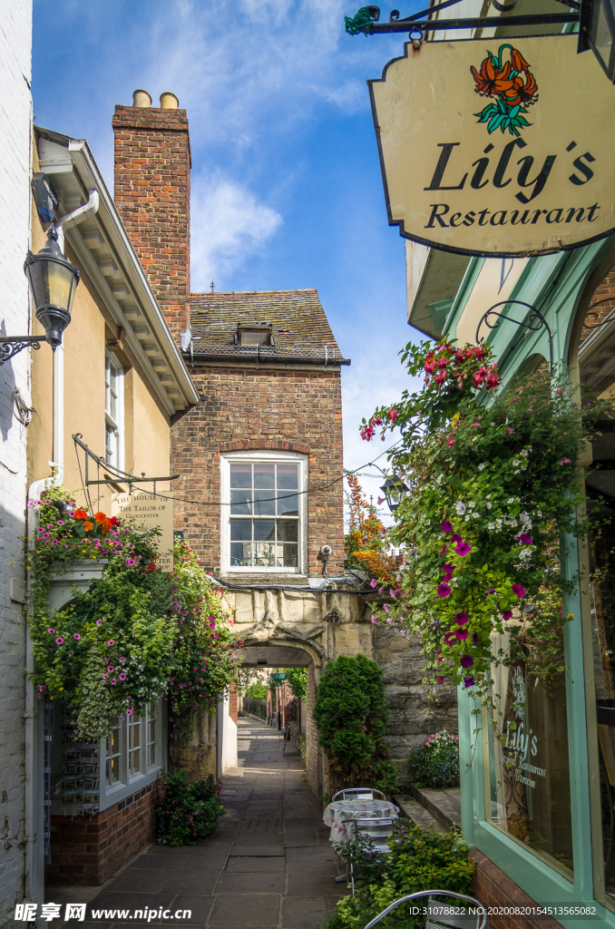 中世纪田园风景图