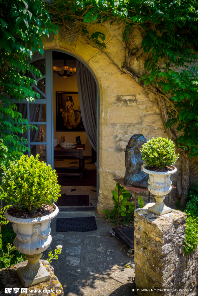 中世纪田园风景图