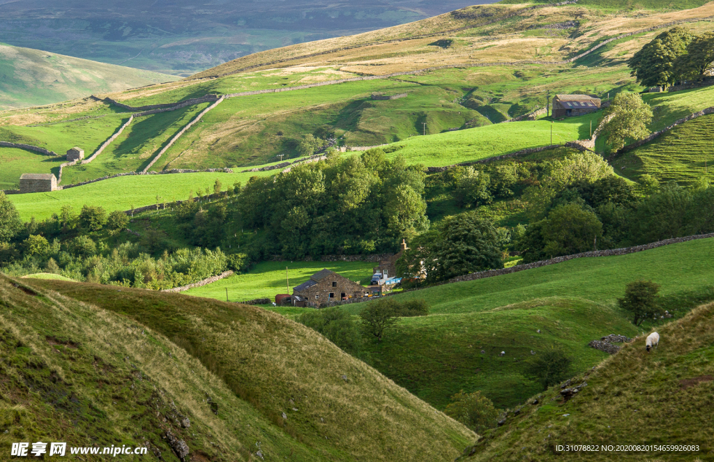 中世纪田园风景摄影