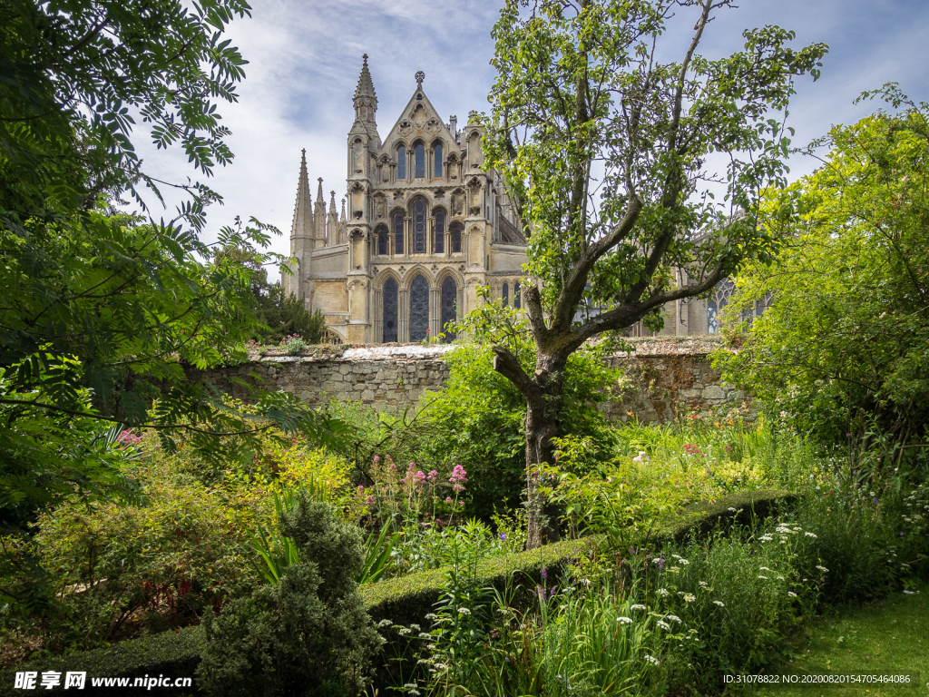 中世纪田园风景图