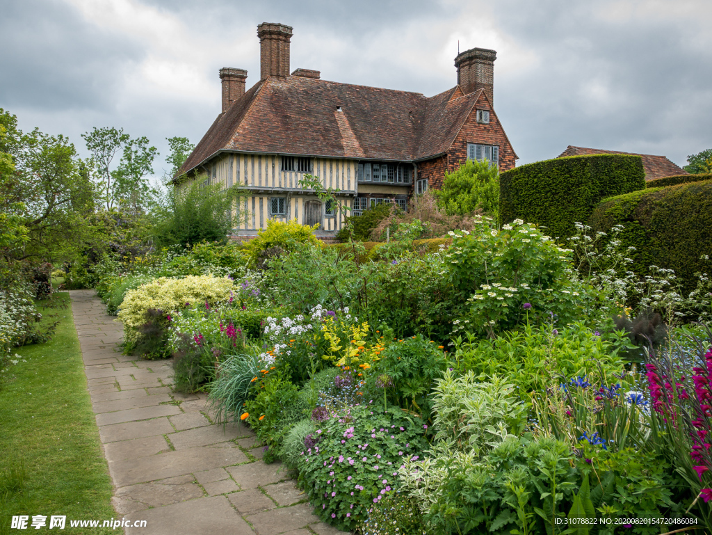中世纪田园风景图