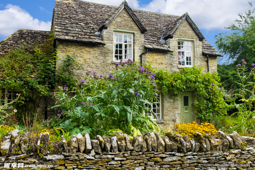 中世纪田园风景图