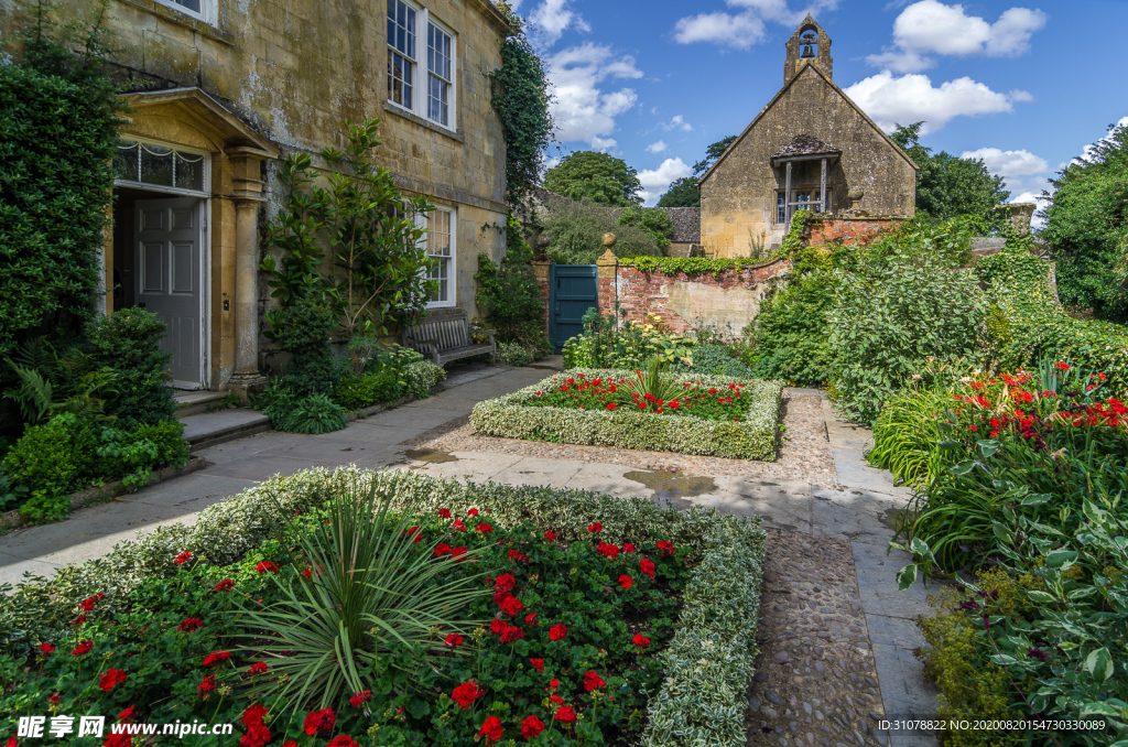 中世纪田园风景图