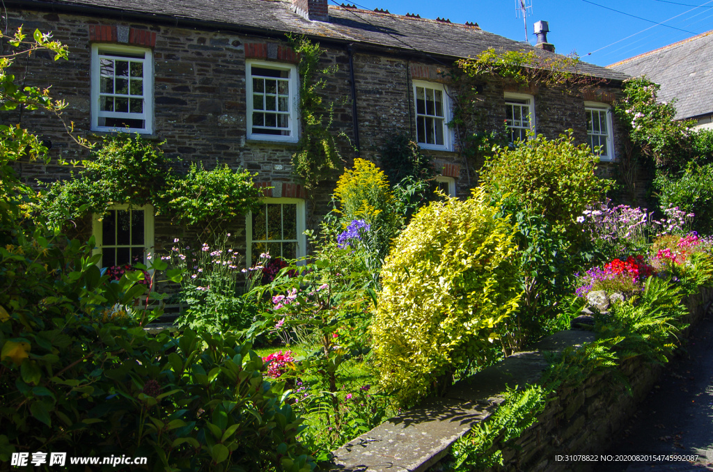 中世纪田园风景图