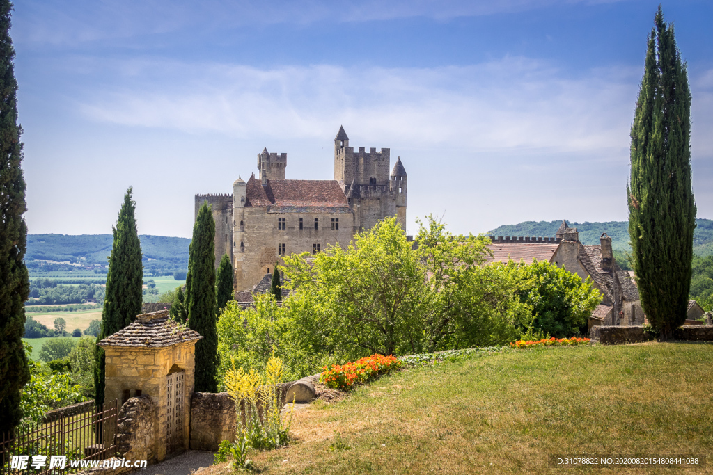 中世纪田园风景图