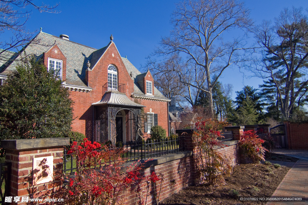 中世纪田园风景图