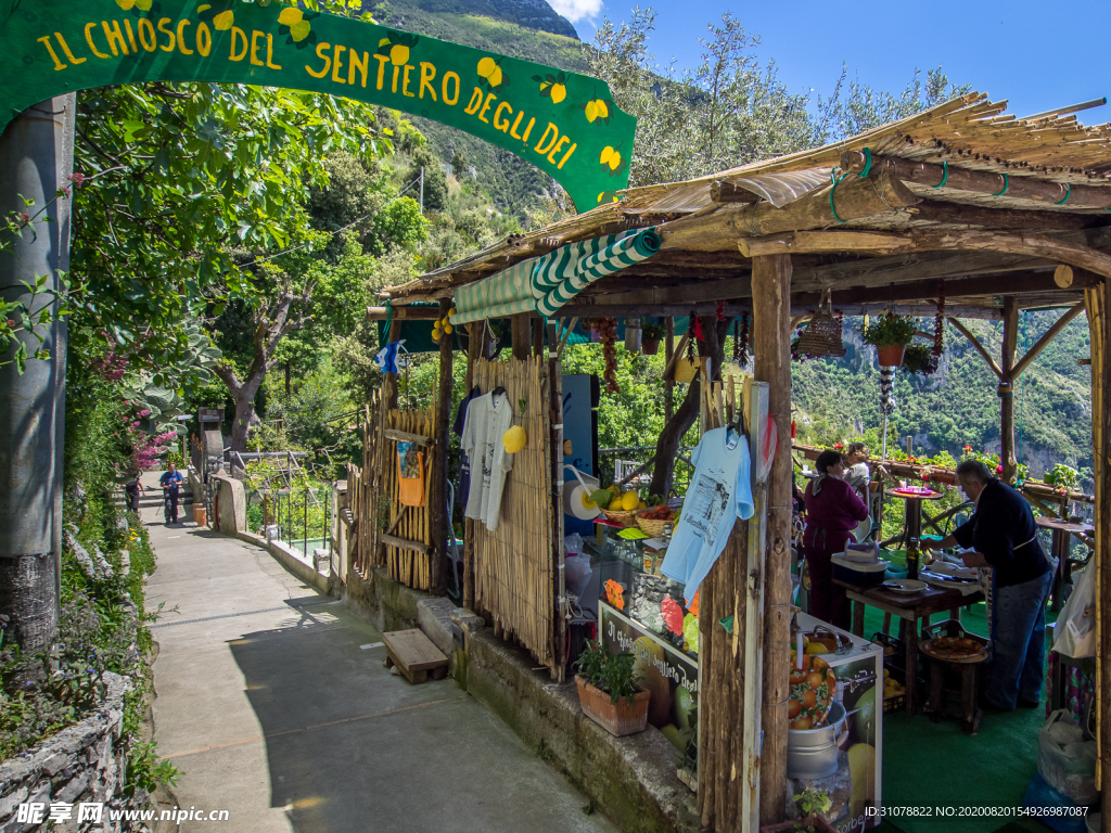 中世纪田园风景图