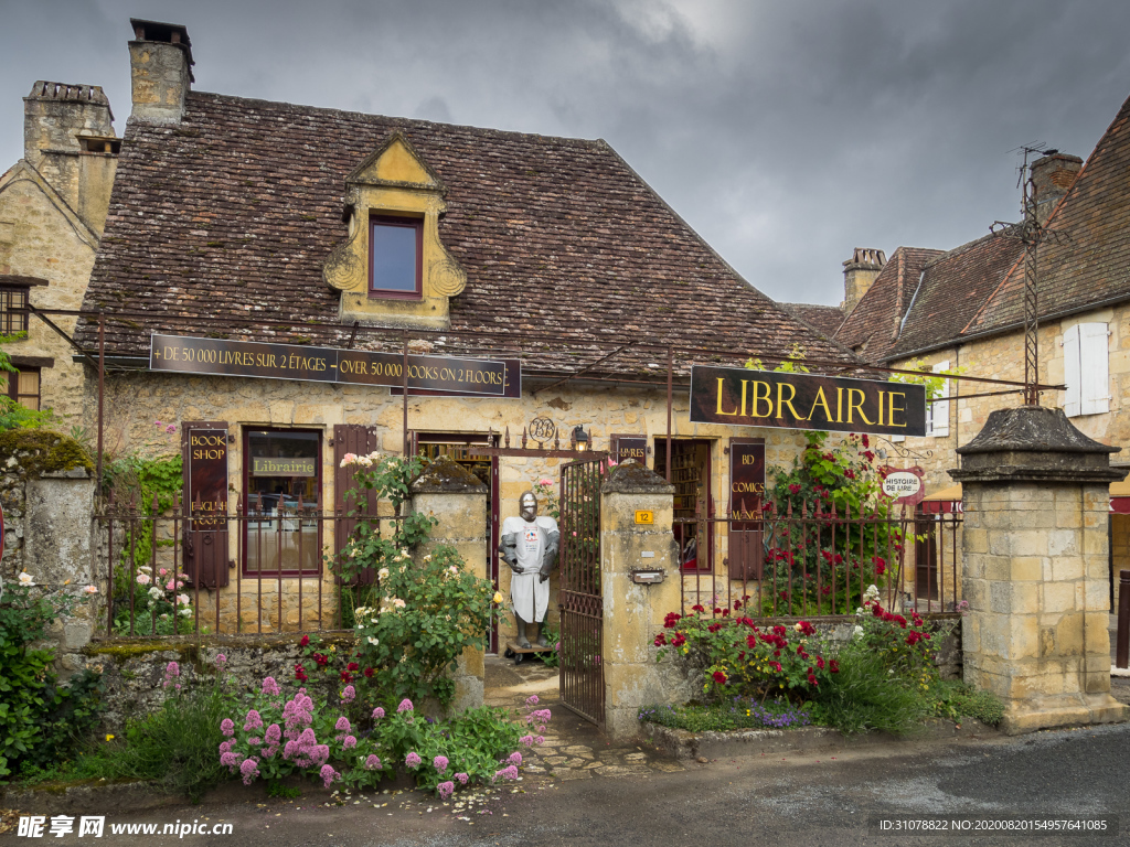中世纪田园风景图