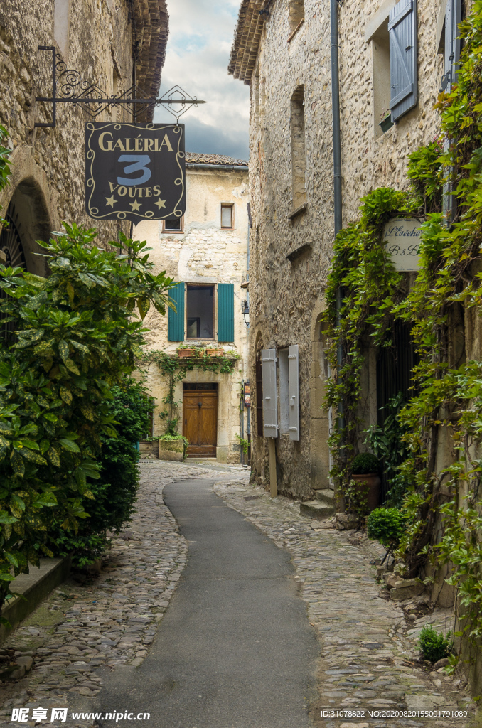 中世纪田园风景图