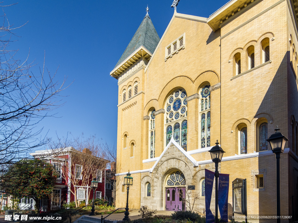 中世纪田园风景图