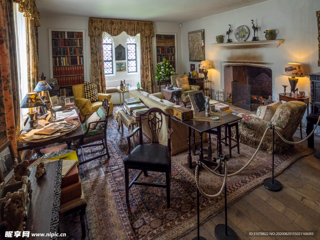 中世纪田园风景图