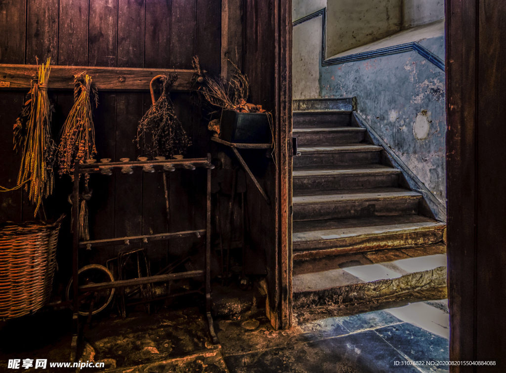 中世纪田园风景图