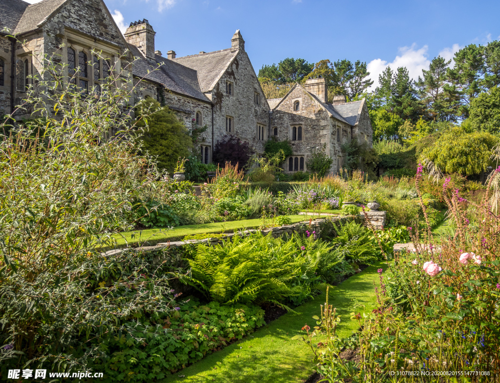 中世纪田园风景图
