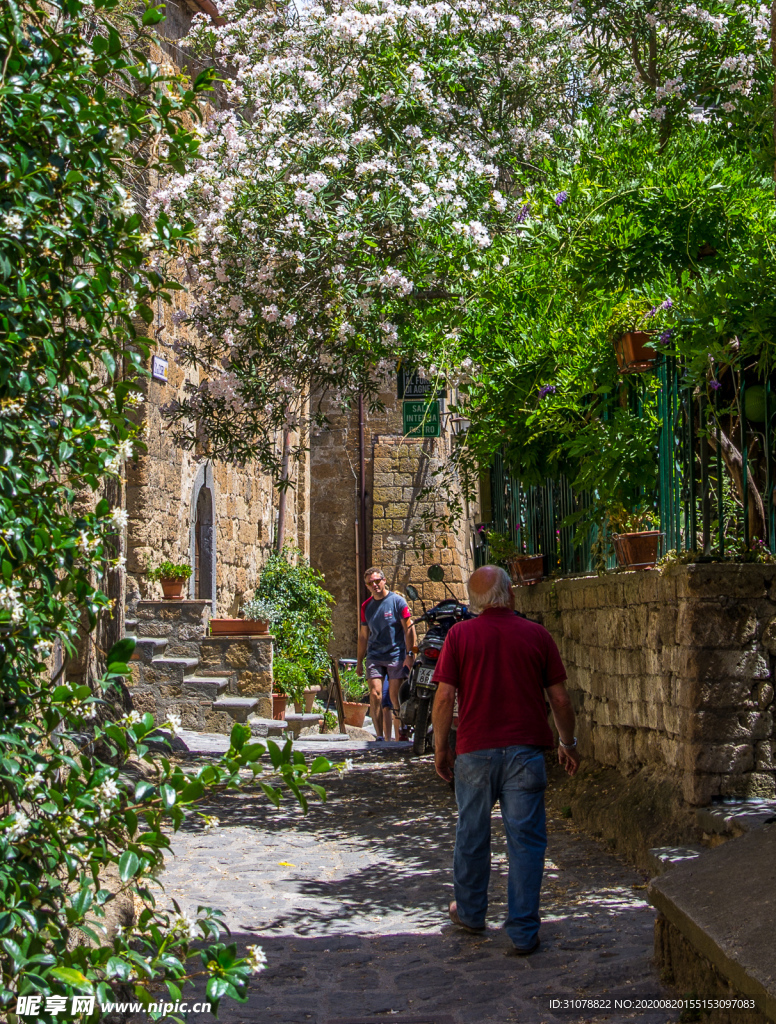 中世纪田园风景图