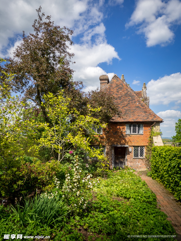 中世纪田园风景图