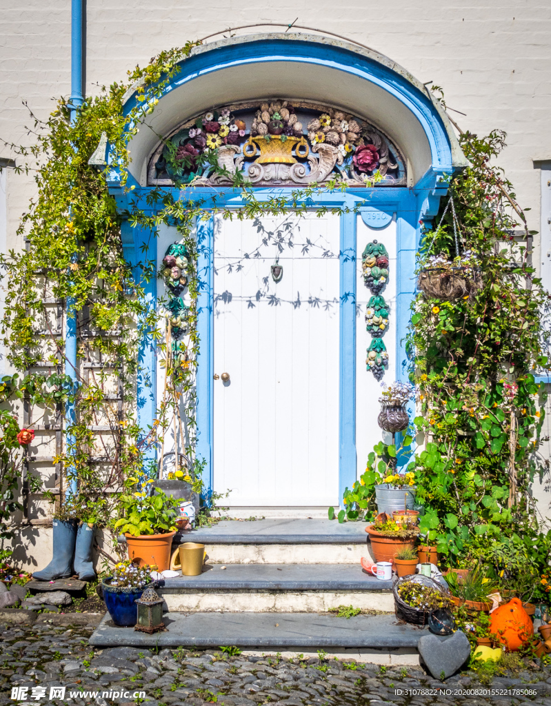 中世纪田园风景图