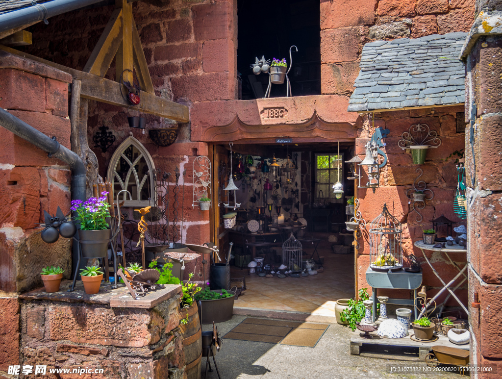 中世纪田园风景图