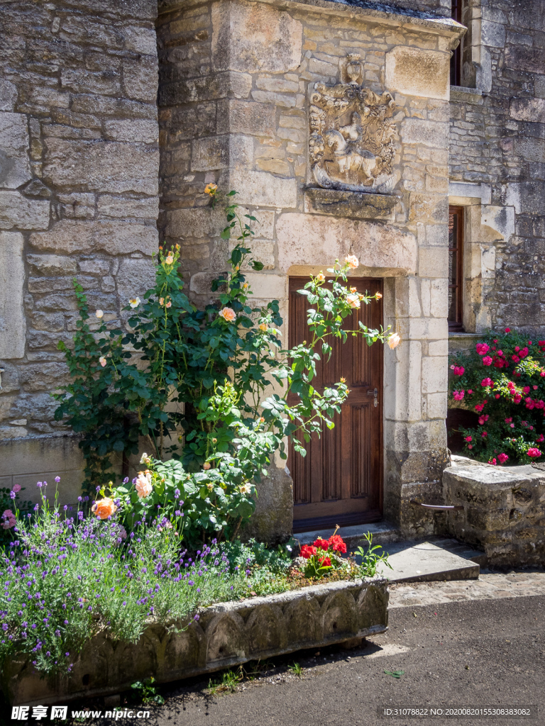 中世纪田园风景图
