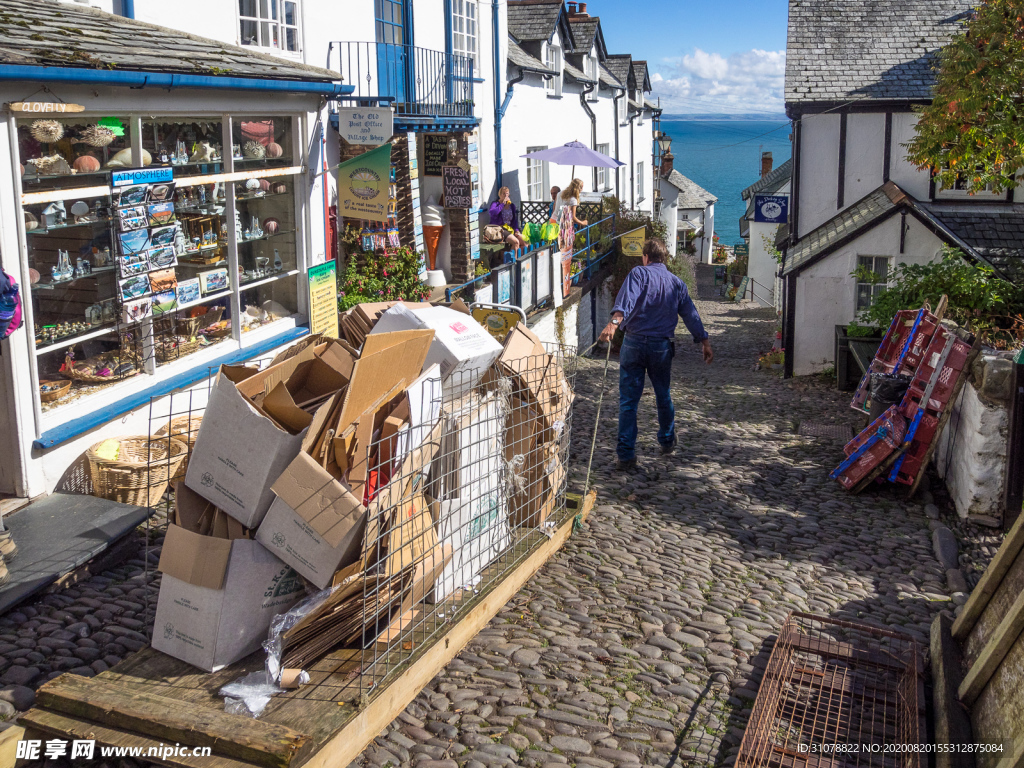 中世纪田园风景图