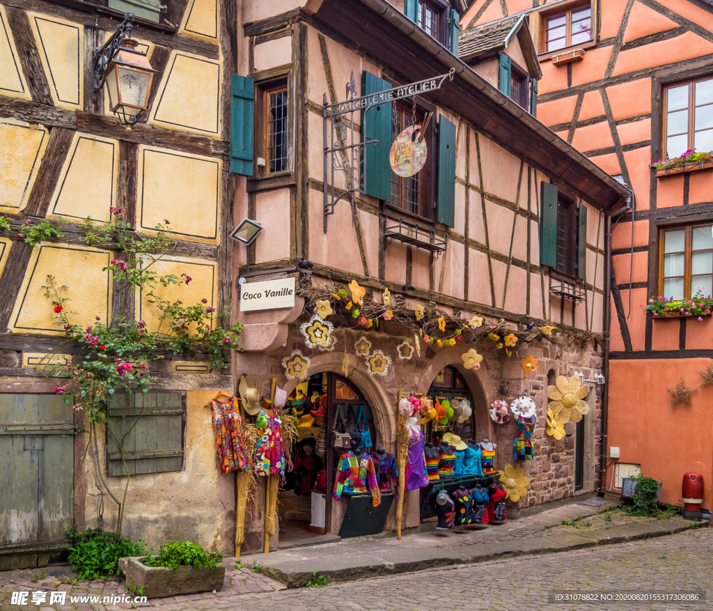 中世纪田园风景图