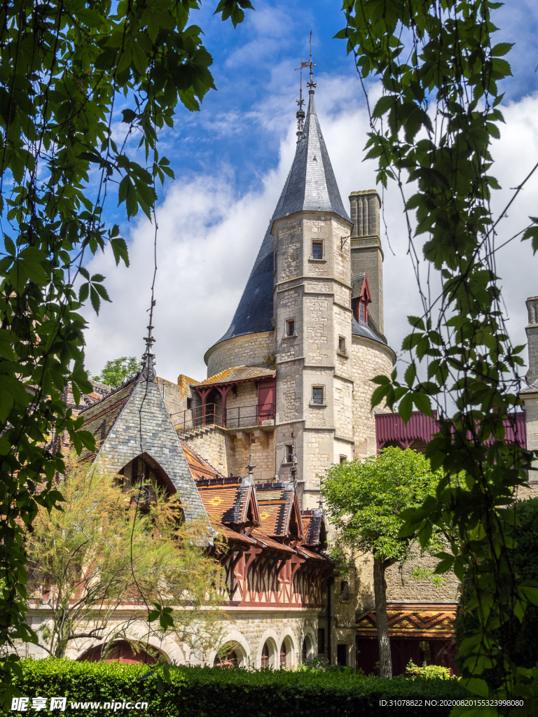 中世纪田园风景图