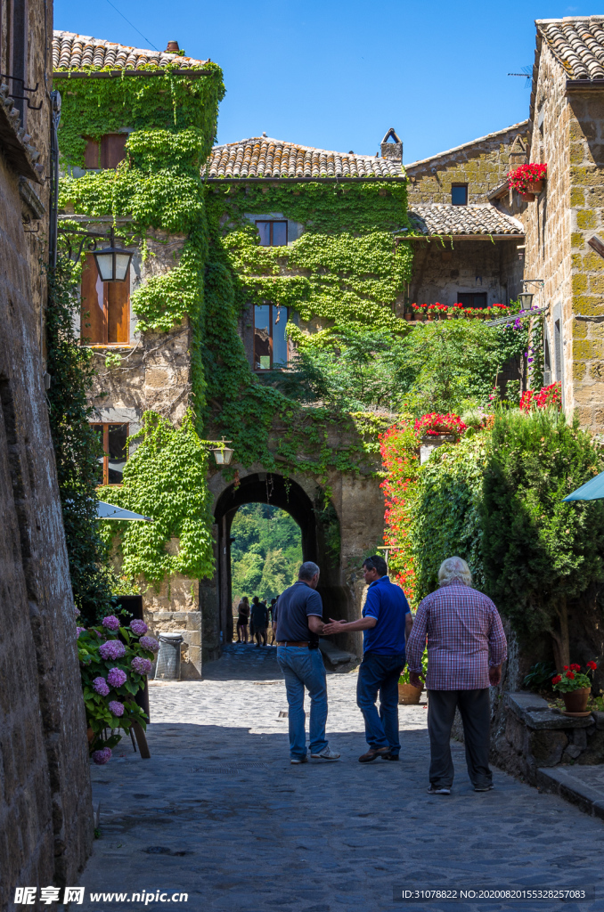 中世纪田园风景摄影