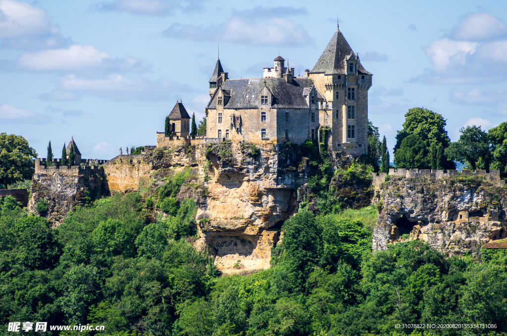 中世纪田园风景图
