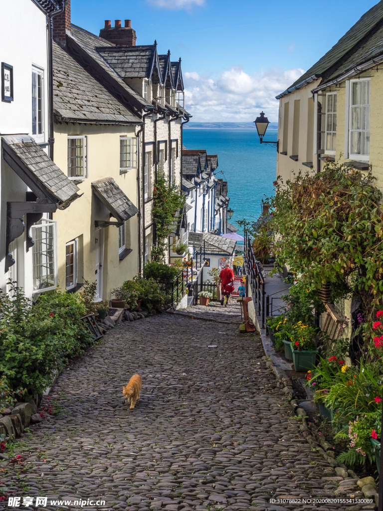 中世纪田园风景图