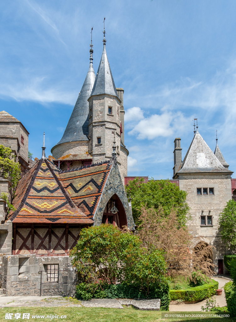 中世纪田园风景图