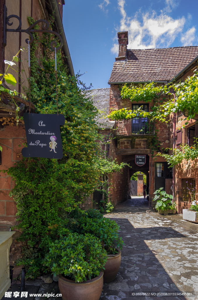 中世纪田园风景图