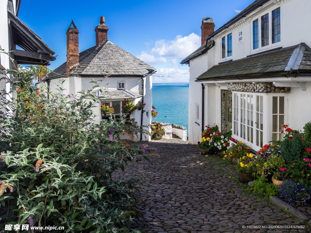 中世纪田园风景图