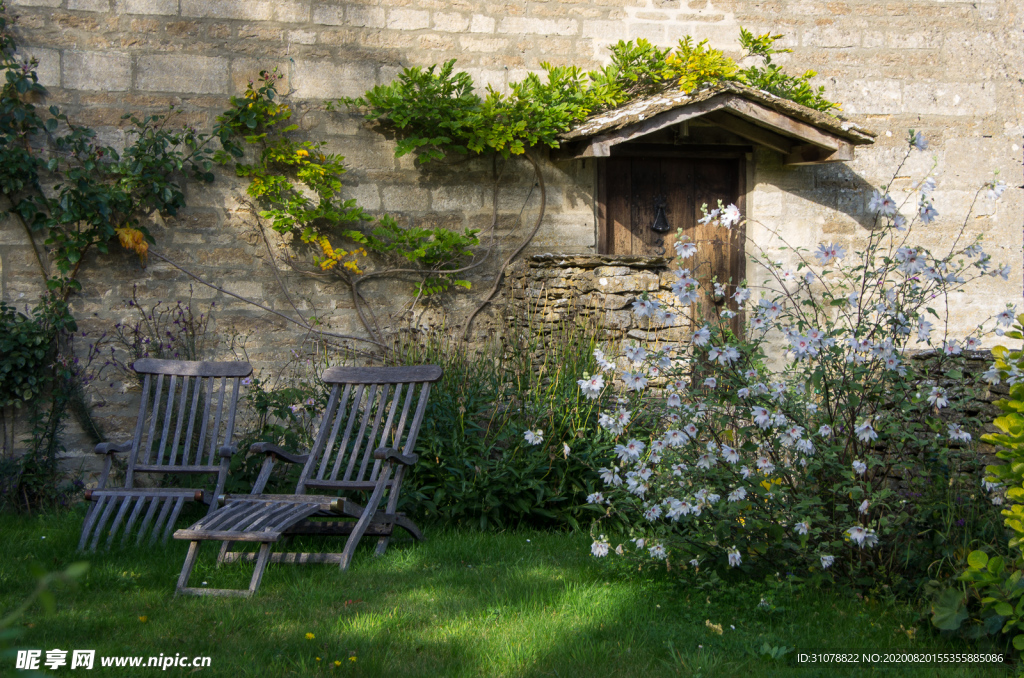 中世纪田园风景图
