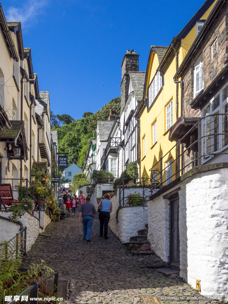 中世纪田园风景图