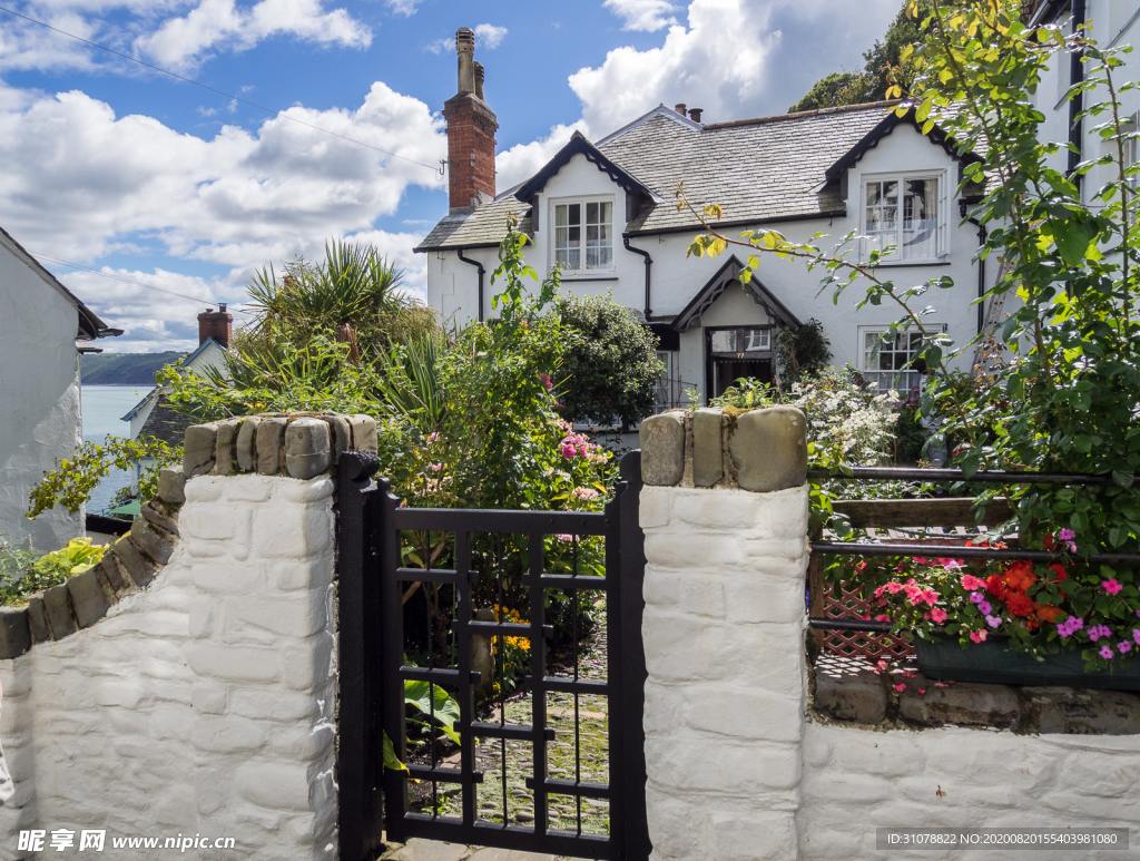 中世纪田园风景图
