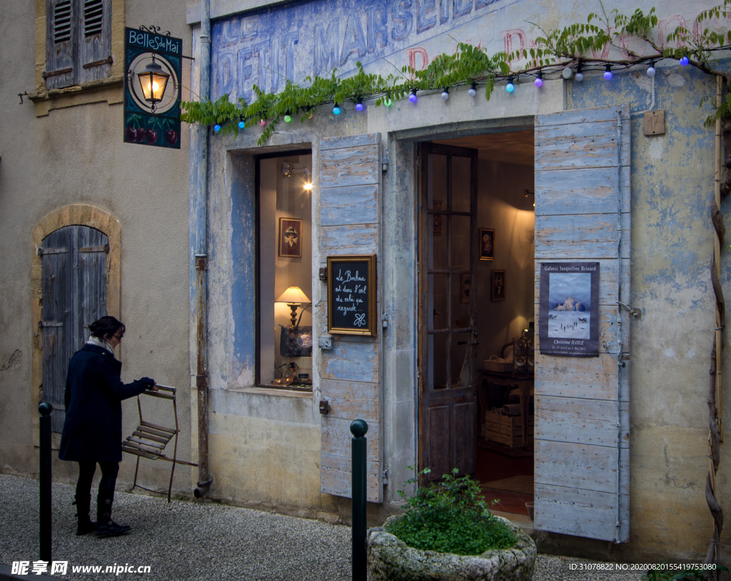 中世纪田园风景图