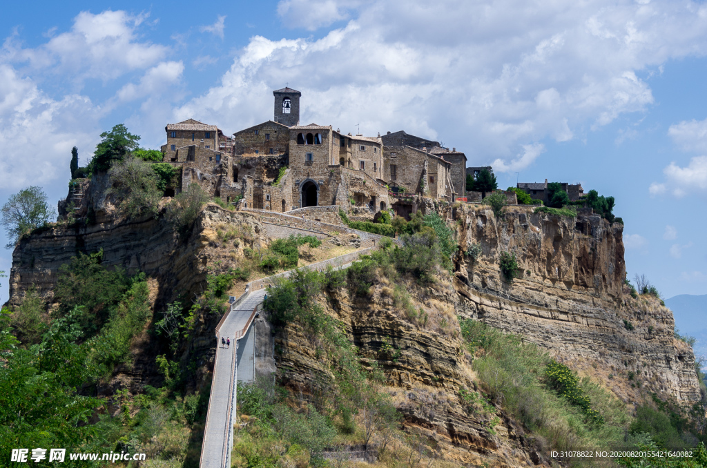 中世纪田园风景图