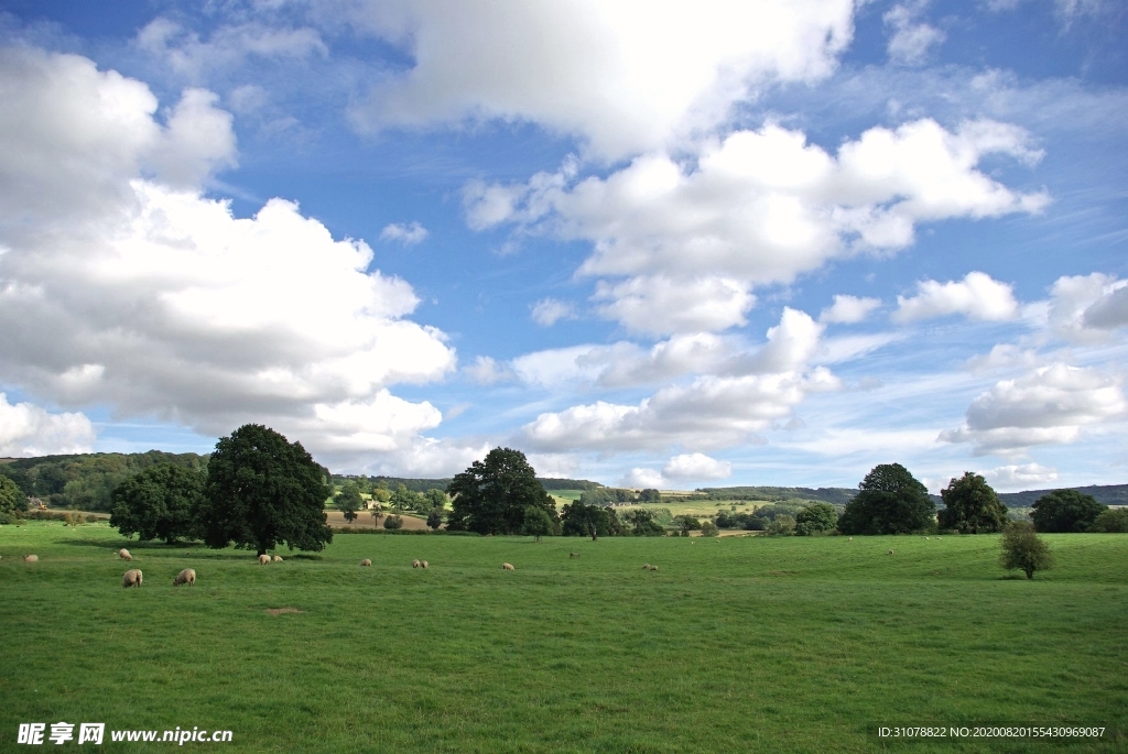 中世纪田园风景图