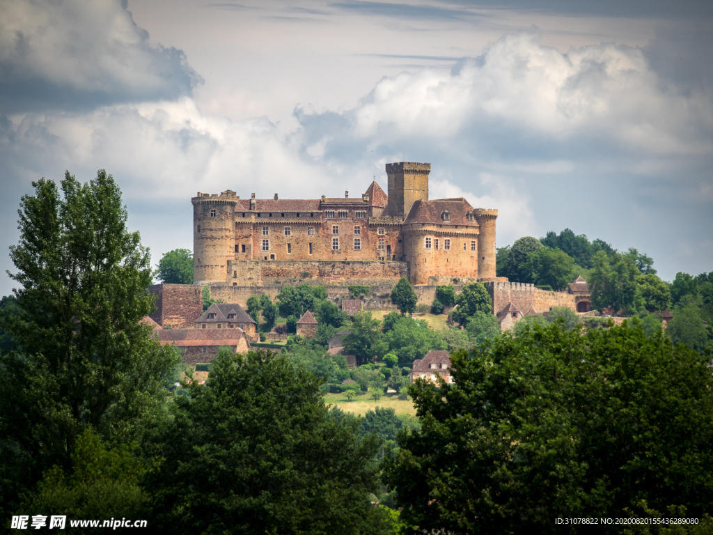 中世纪田园风景图