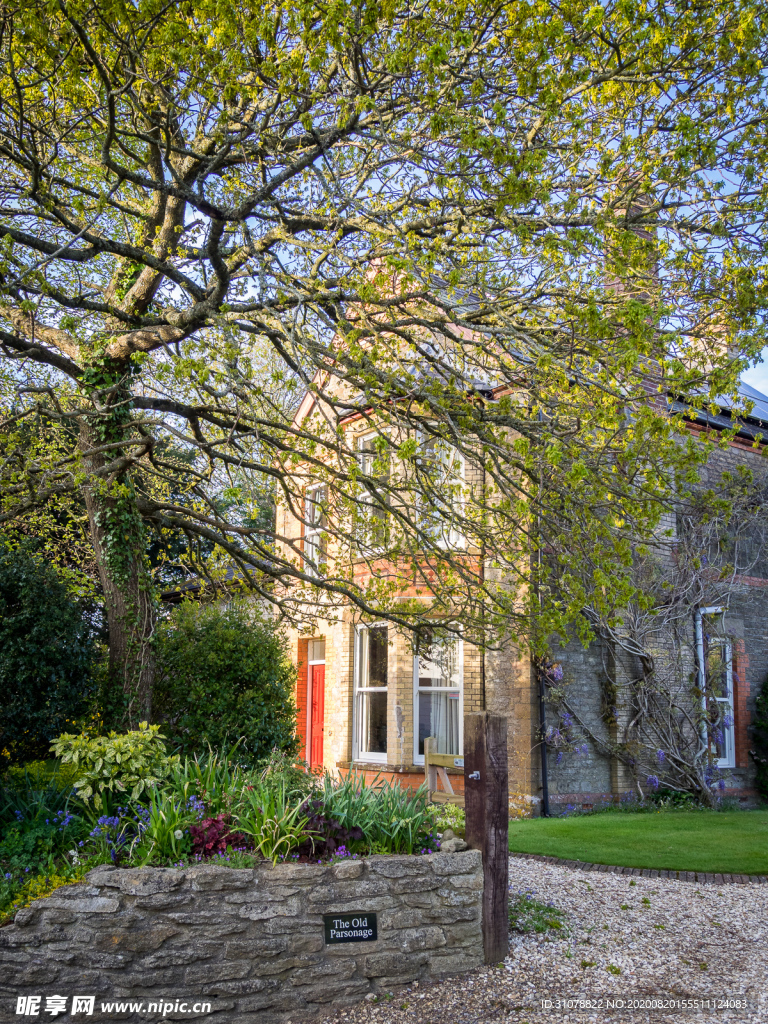 中世纪田园风景图