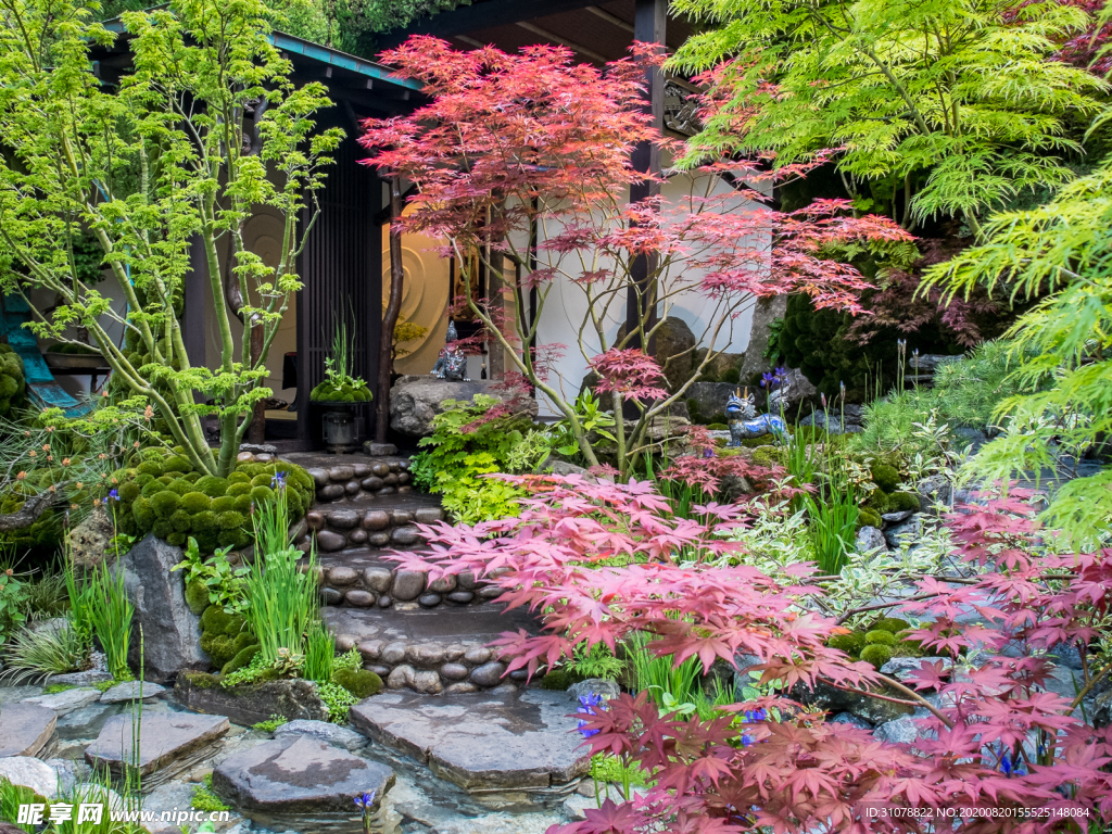 中世纪田园风景图