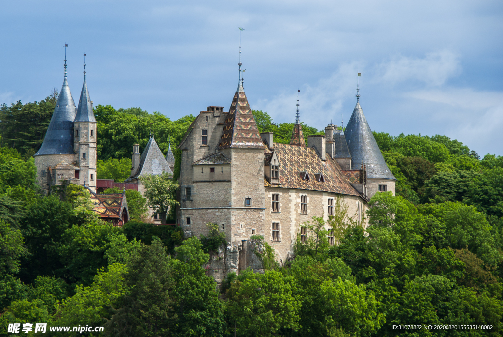 中世纪田园风景图