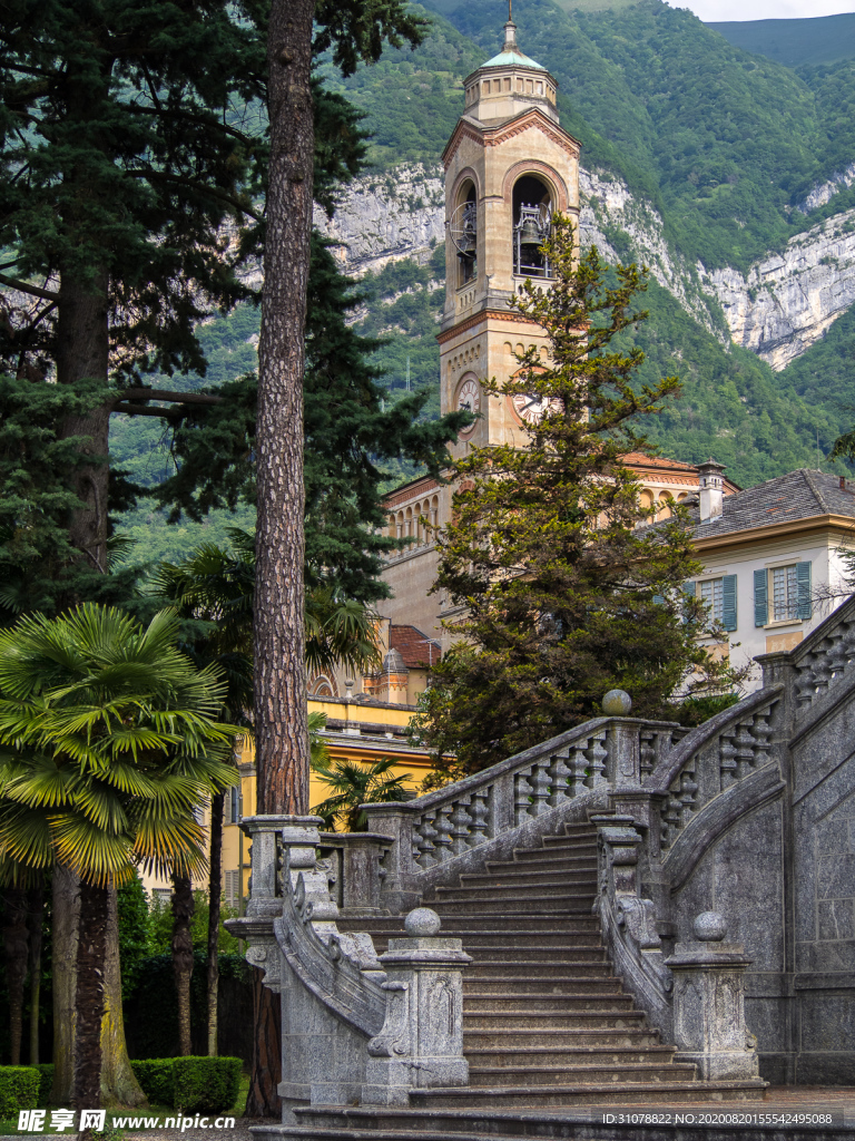 中世纪田园风景图