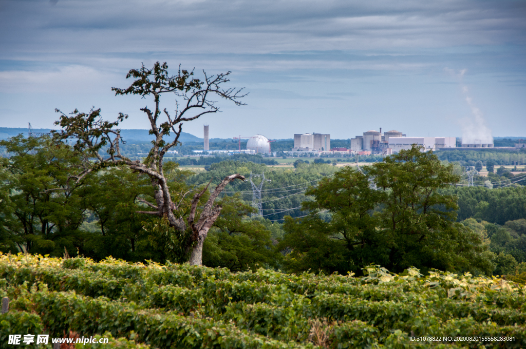 中世纪田园风景图