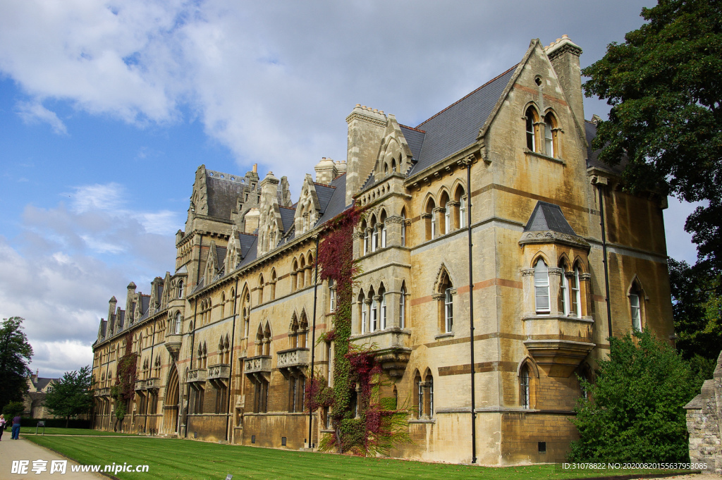 中世纪田园风景图