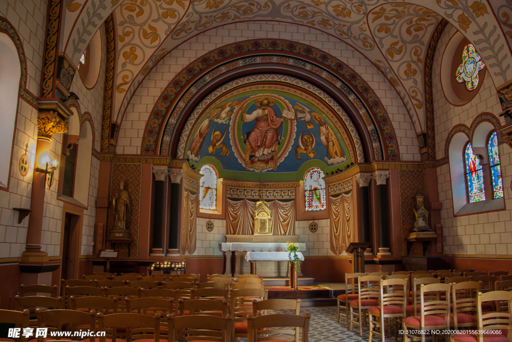 中世纪田园风景图