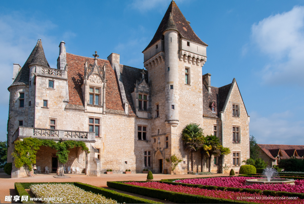 中世纪田园风景图