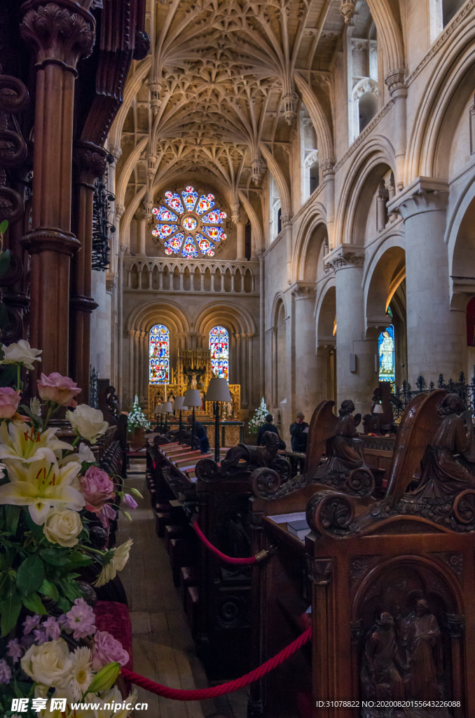 中世纪田园风景图