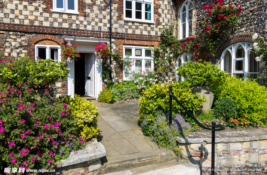 中世纪田园风景图