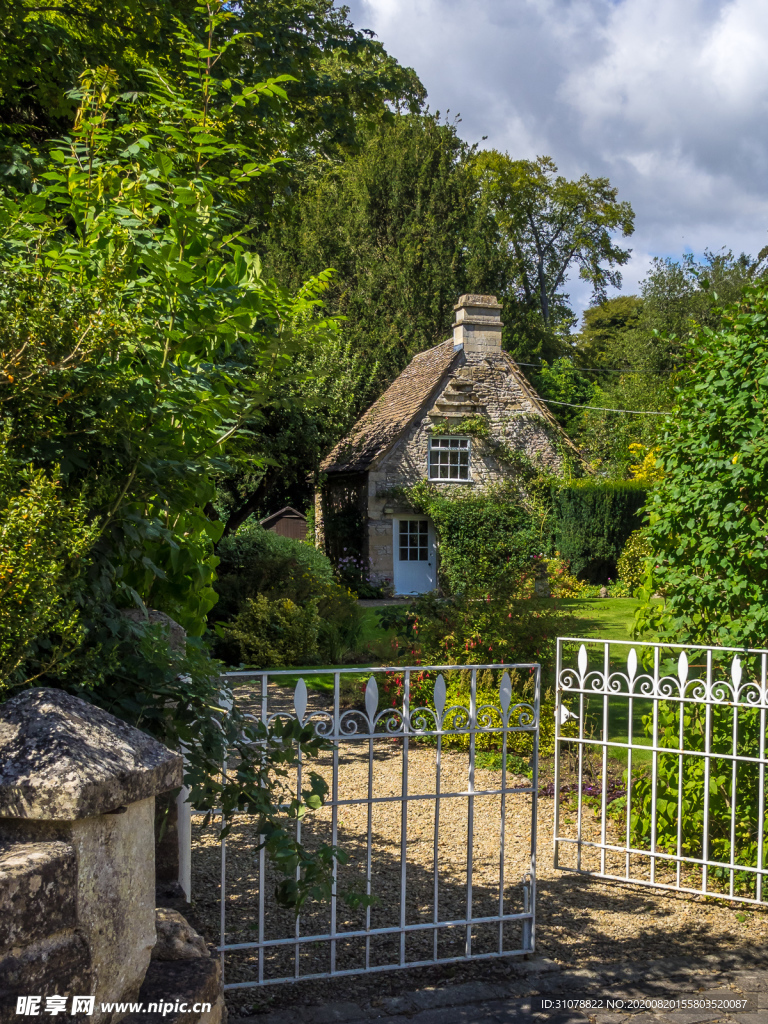 中世纪田园风景图